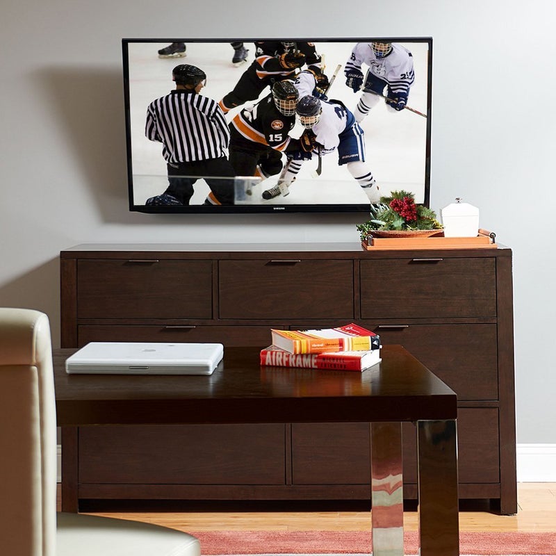 INLAND ProHT Articulating TV Wall Mount Full Motion (05329) for TV Flat Panel Monitor 23'' to 42,Tilt 15Â°ï¼ŒSwivel 90Â°,VESA up to 200x200,Cold-Rolled Steel Material, Max Load 55 Lbs, Black - Image 4